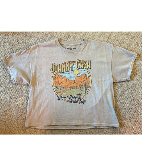 NWOT Altar'd State Johnny Cash Baby Tee - Picture 1 of 4